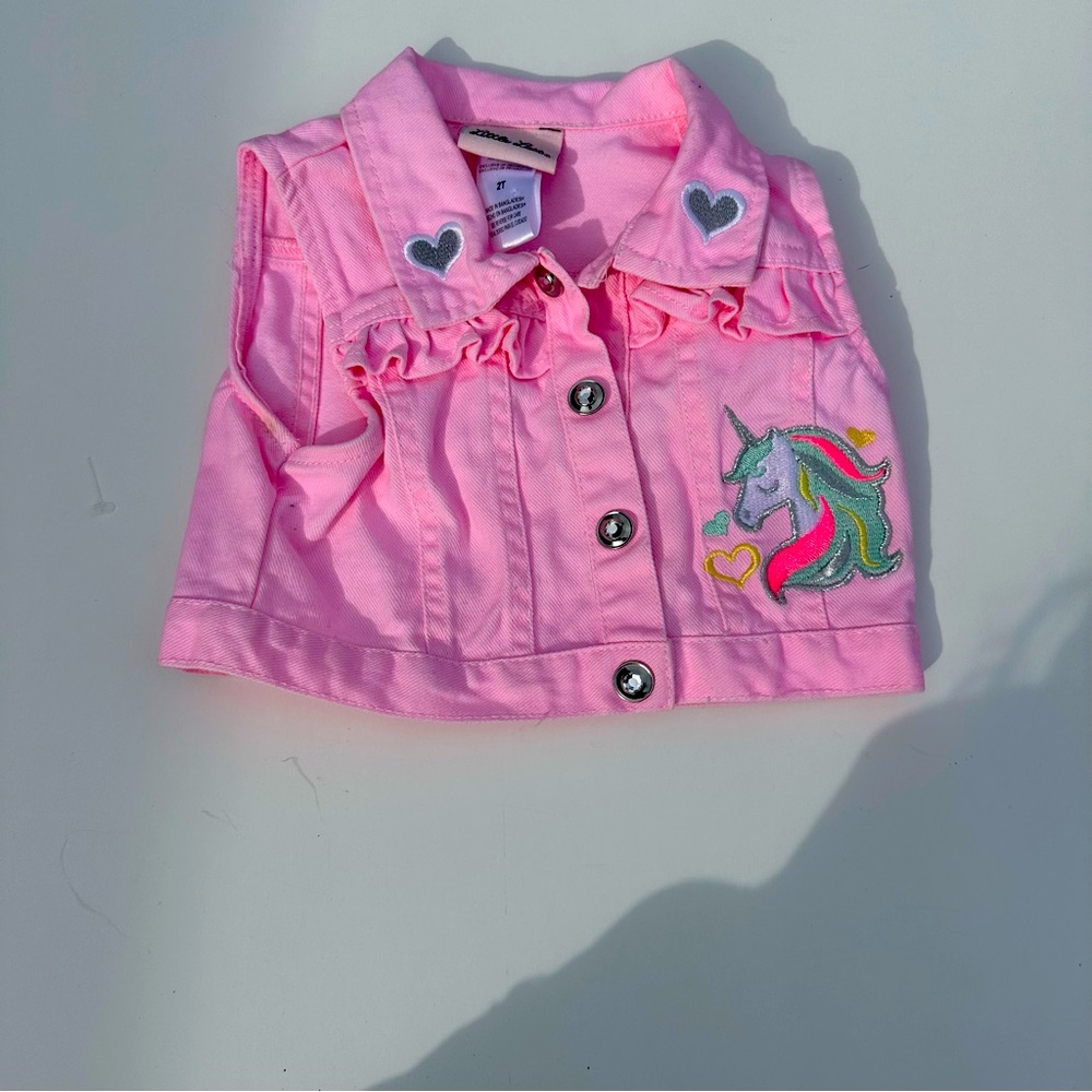 Pink Unicorn Kids Vest